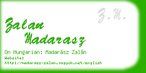 zalan madarasz business card